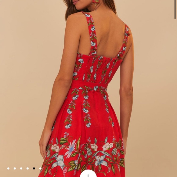 NWT Farm Rio Ted Sweet Bloom Dress - Picture 5 of 7